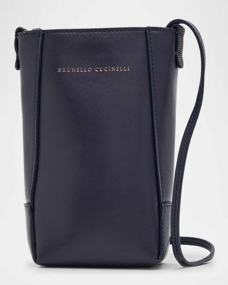 Duo Leather Phone Crossbody Bag